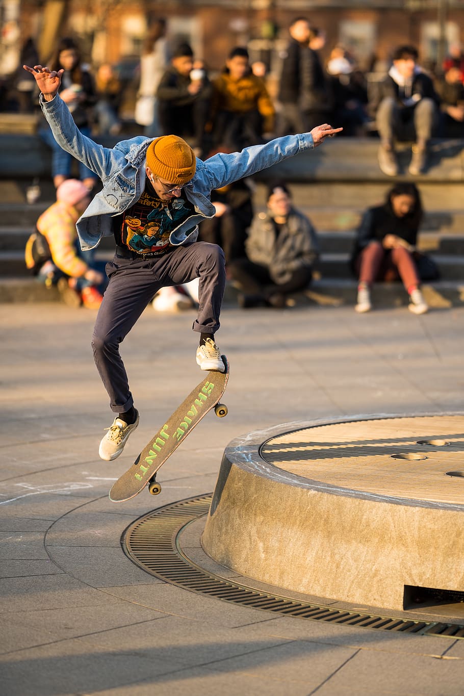 man playing skateboard, skill, full length, arts culture and entertainment HD wallpaper