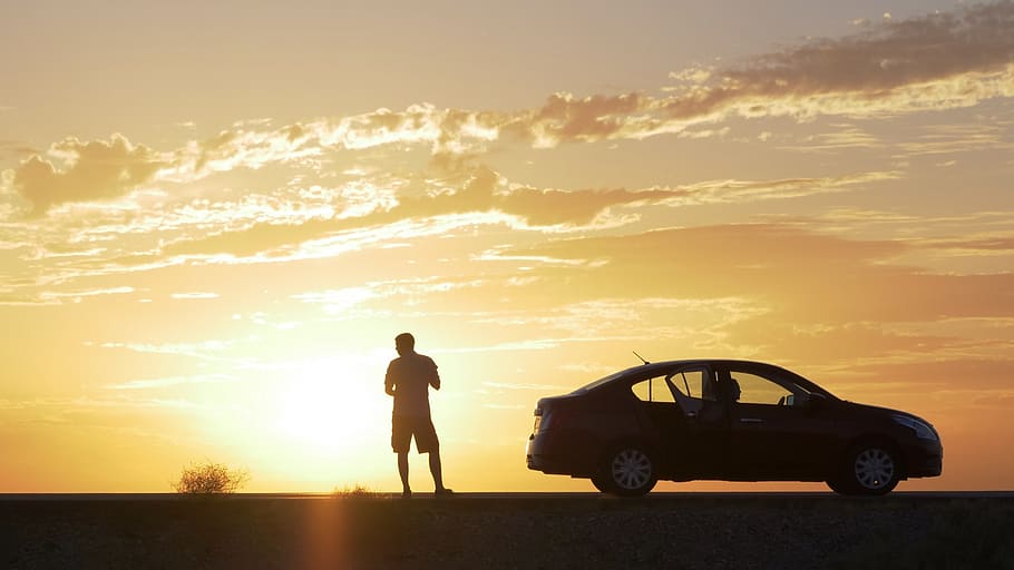spring break, sunrise, sunset, vacation, road trip, summer HD wallpaper