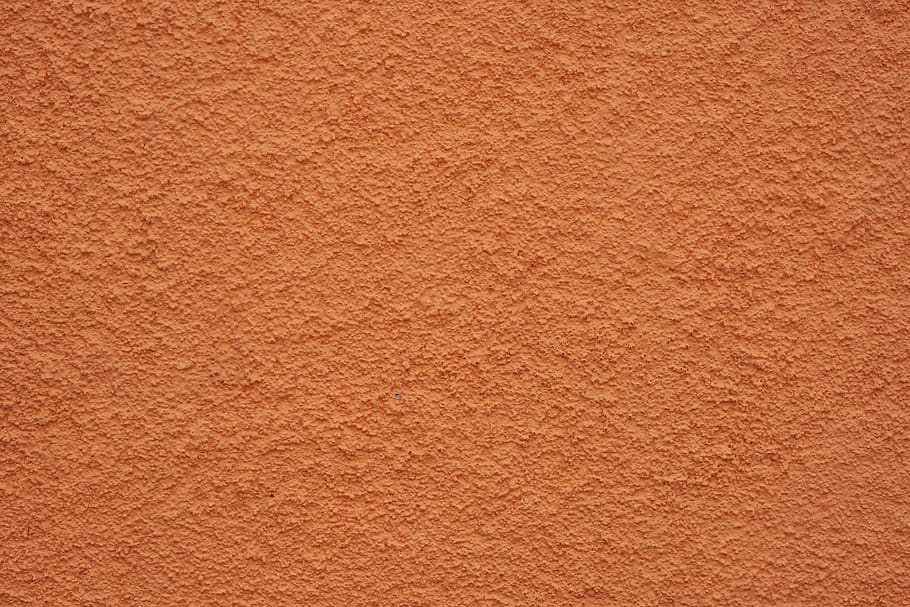 wall, stone, orange, plaster, cement, macro, background, pattern HD wallpaper