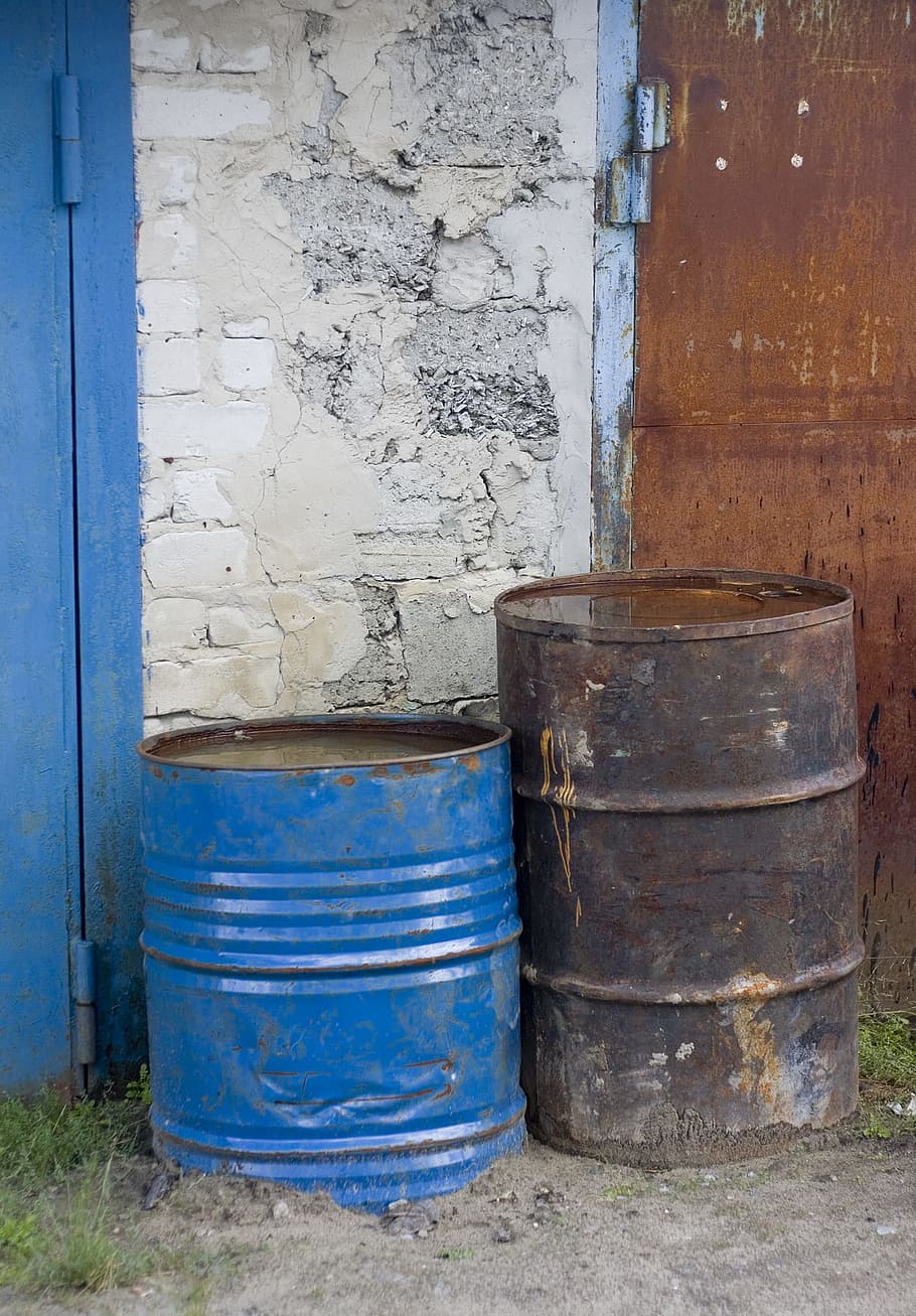 barrel, biohazard, blue, cask, chemical, chemistry, color, container, HD wallpaper