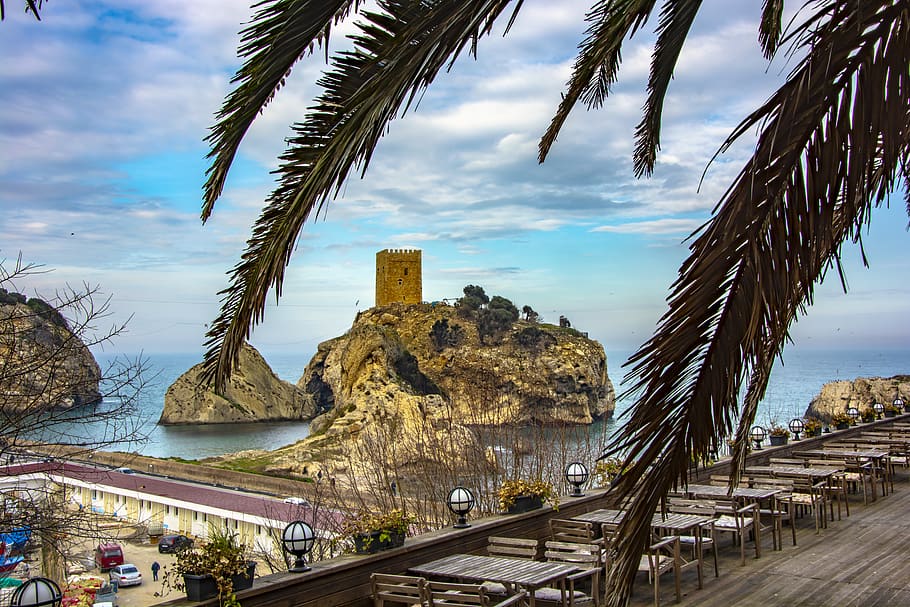 castle, date, architecture, msn letters, old, tower, travel HD wallpaper