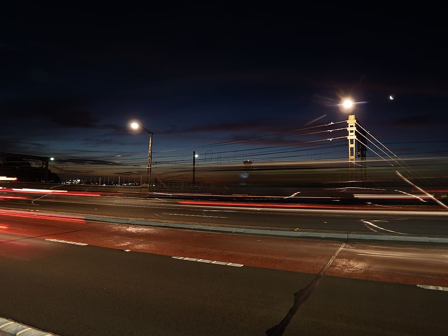 gray concrete road, way, asphalt, tarmac, highway, street, sydney HD wallpaper