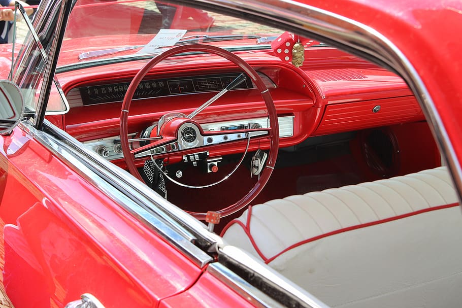 auto, retro, classic, oldtimer, vehicle, car, nostalgia, vintage HD wallpaper