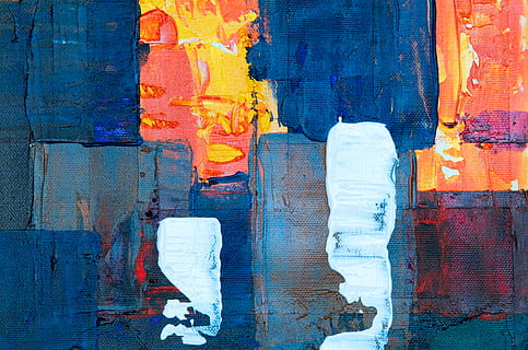 multicolored abstract painting, art, modern art, texture, mural HD wallpaper
