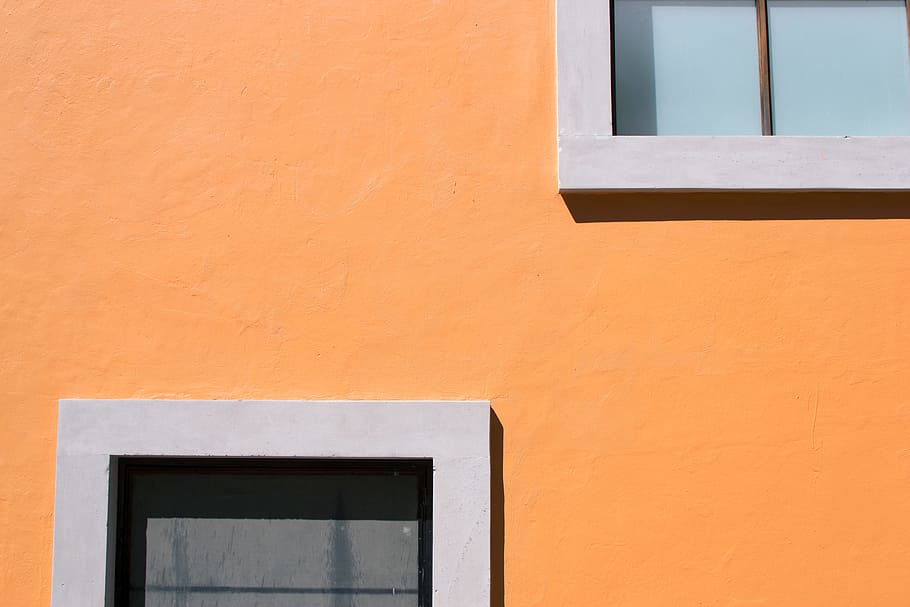 white sash window, wall, exterior, doorframe, window frame, adobo, HD wallpaper