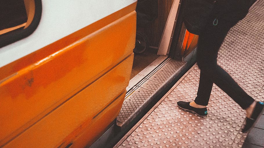 train, subway, red, color, walk, feet, tunnel, boston, unsplash HD wallpaper