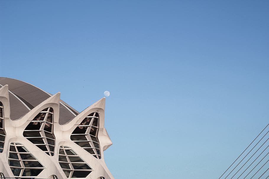 Gray and White Concrete Dome Building, architectural design, architecture HD wallpaper