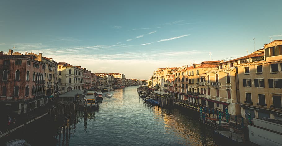 italy, venice, clouds, light, morning, sunrise, city, amazing HD wallpaper