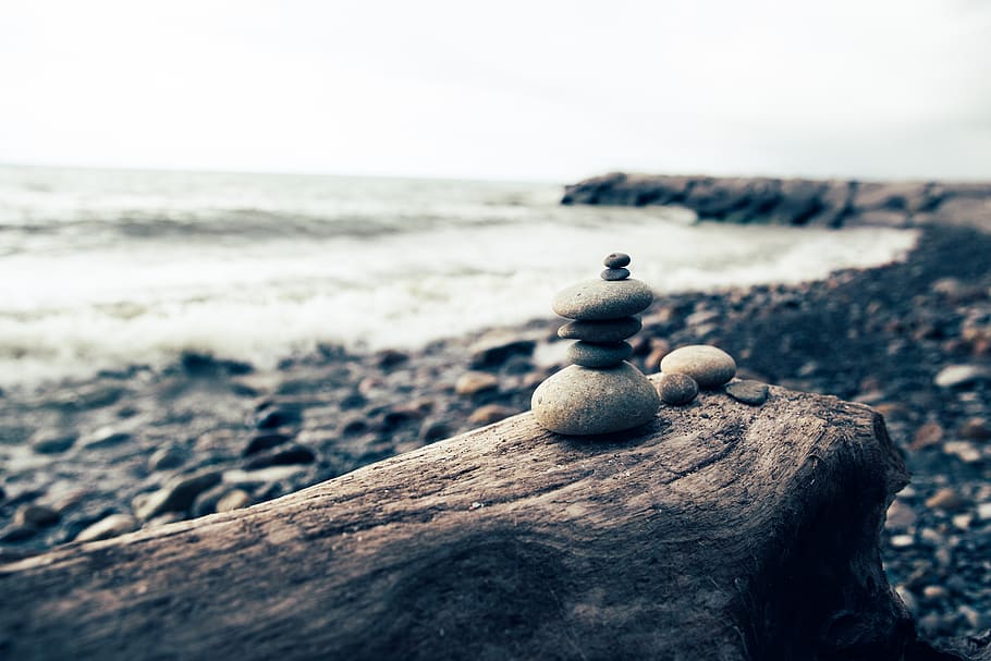 canada, toronto, water, rock, solid, beach, land, sea, rock - object HD wallpaper