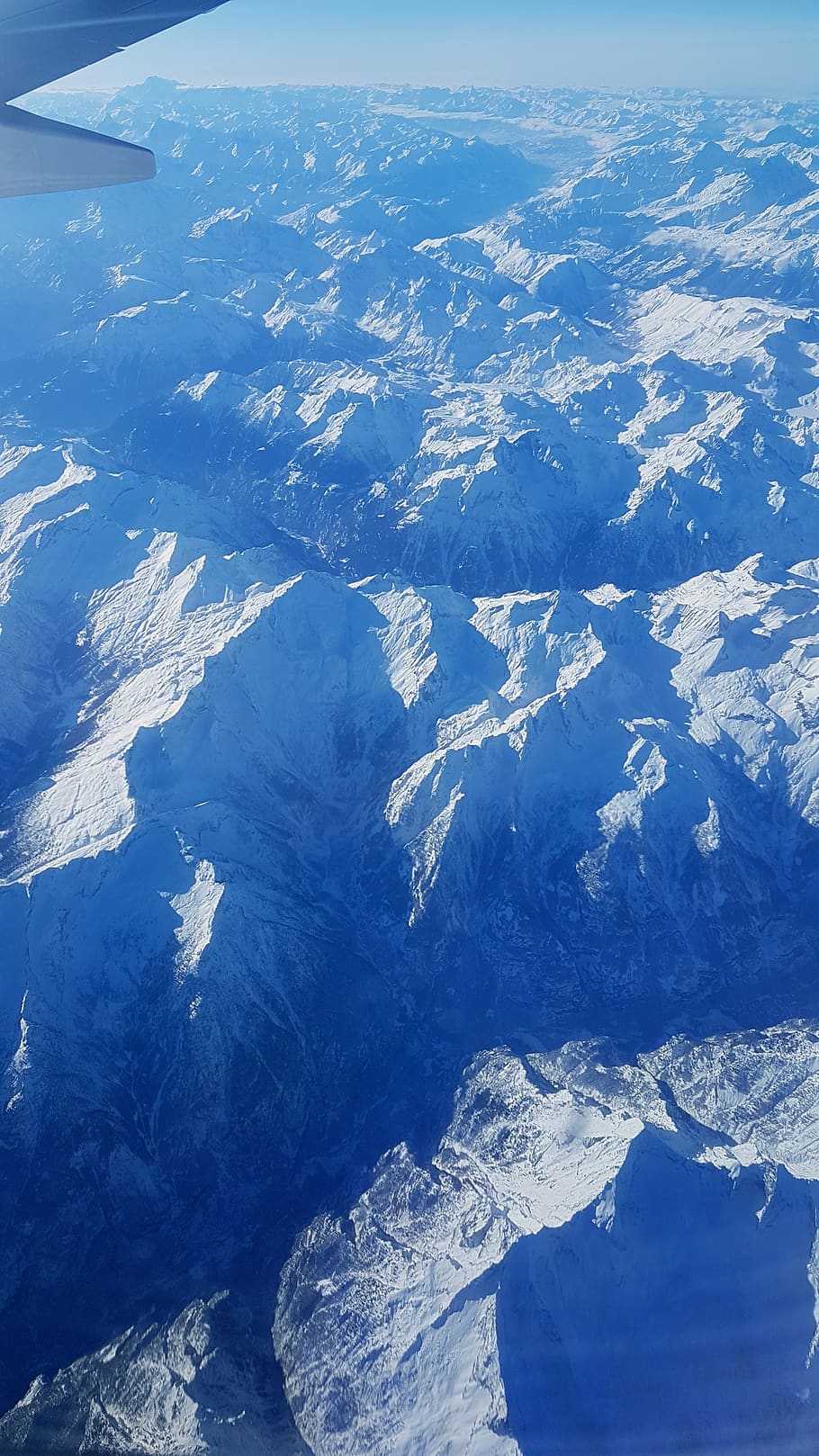 blue, air, snow, cold, mountains, clouds, heaven, weather, nature HD wallpaper