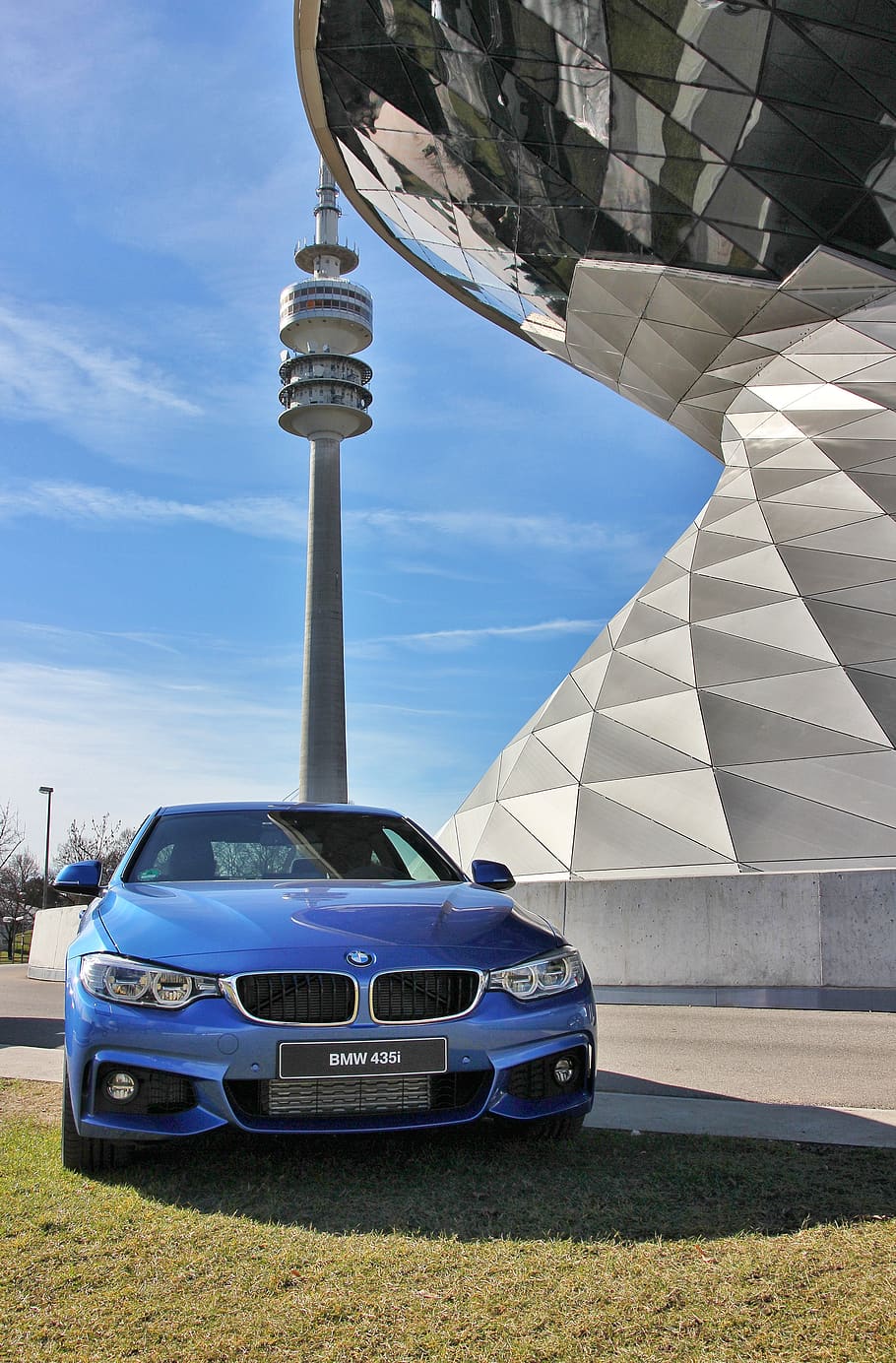 sky, architecture, modern, industry, company, bmw world, business HD wallpaper