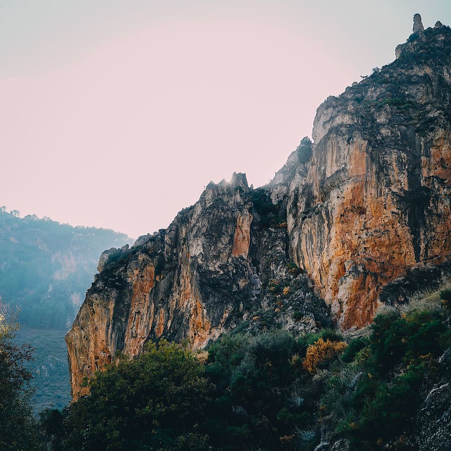 Photo of Cliff During Daytime, cliffside, environment, geology HD wallpaper