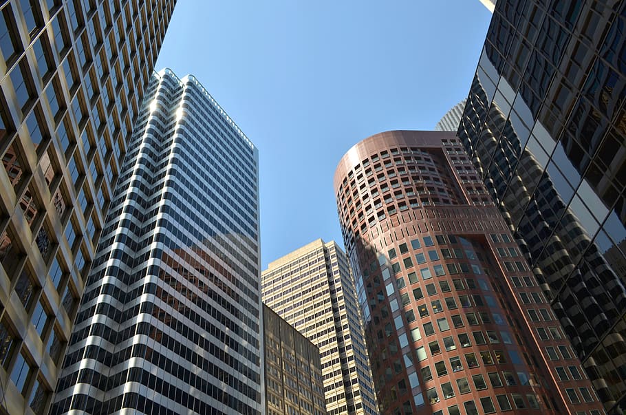us, san francisco, ca, corner of fremont and market in downtown san francisco, HD wallpaper