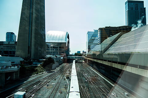 canada, toronto, transit, railway, train tracks, transport HD wallpaper