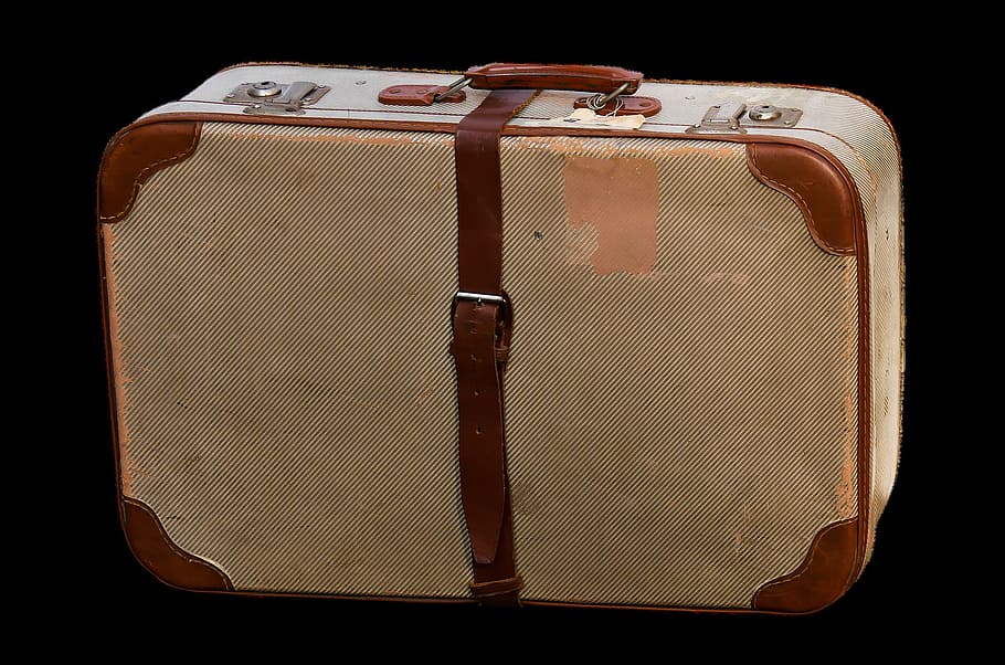 bag, luggage, hand, object, carry, suitcase, travel, studio shot HD wallpaper