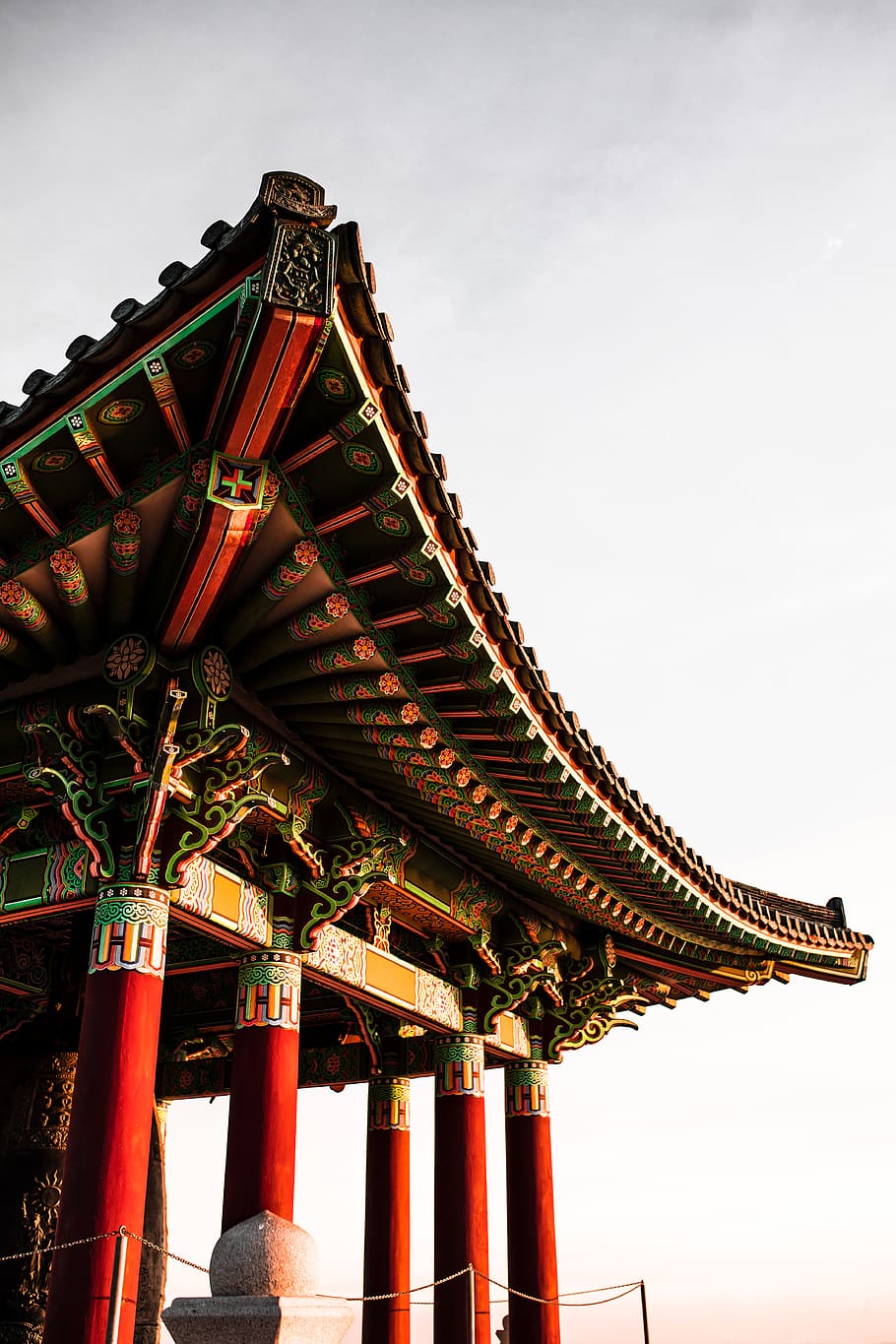 landscape, korean, korean friendship bell, architecture, canon, HD wallpaper