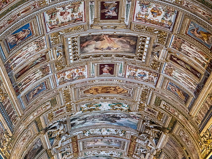 Hd Wallpaper The Ceiling Michelangelo The Vatican The Sistine