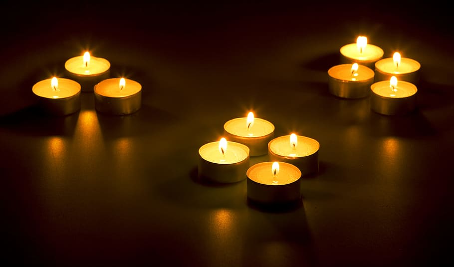 candle, wax, flame, fire, light, burning, illuminated, indoors HD wallpaper