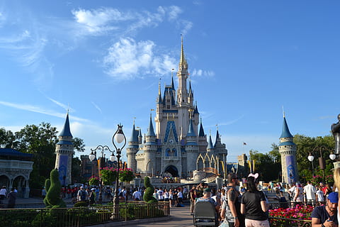 castle, disney, orlando, magic, florida, holidays, disneyland HD wallpaper