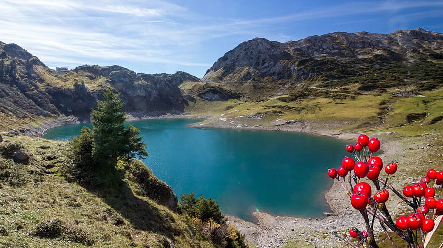 formarinsee, bergsee, austria, alpine, mountain landscape, hike HD wallpaper