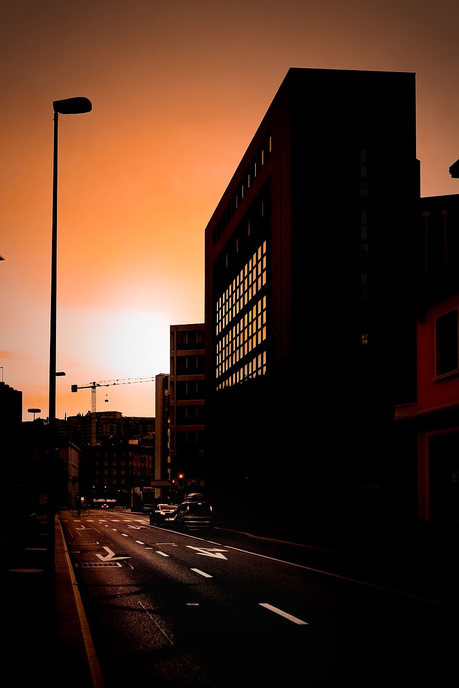 Photo Of City During Golden Hour, architecture, building, dark HD wallpaper