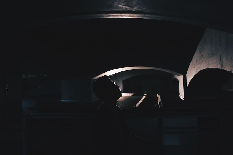 light, black, dark, silhouette, architecture, built structure HD wallpaper