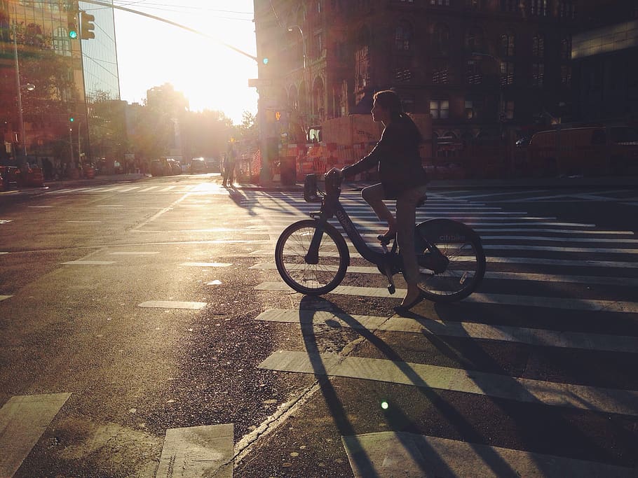 transportation, city, bicycle, mode of transportation, street HD wallpaper