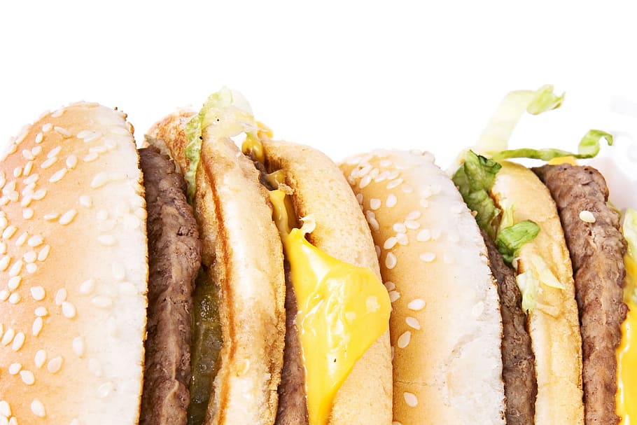 hamburger, food, fast, salad, diet, grilled, meal, dinner, sandwich HD wallpaper