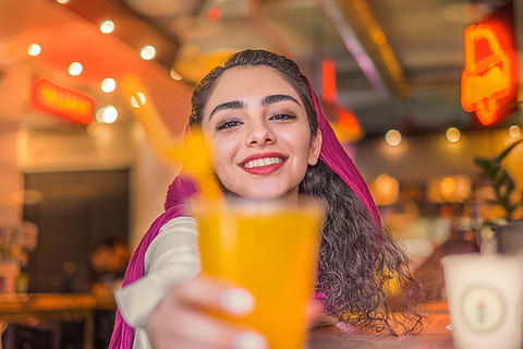drink, beverage, juice, human, person, face, vorta cafe, iran HD wallpaper
