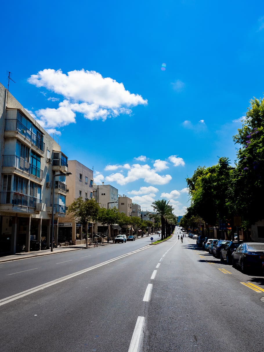 tel aviv, Kippur, road, architecture, city, built structure HD wallpaper