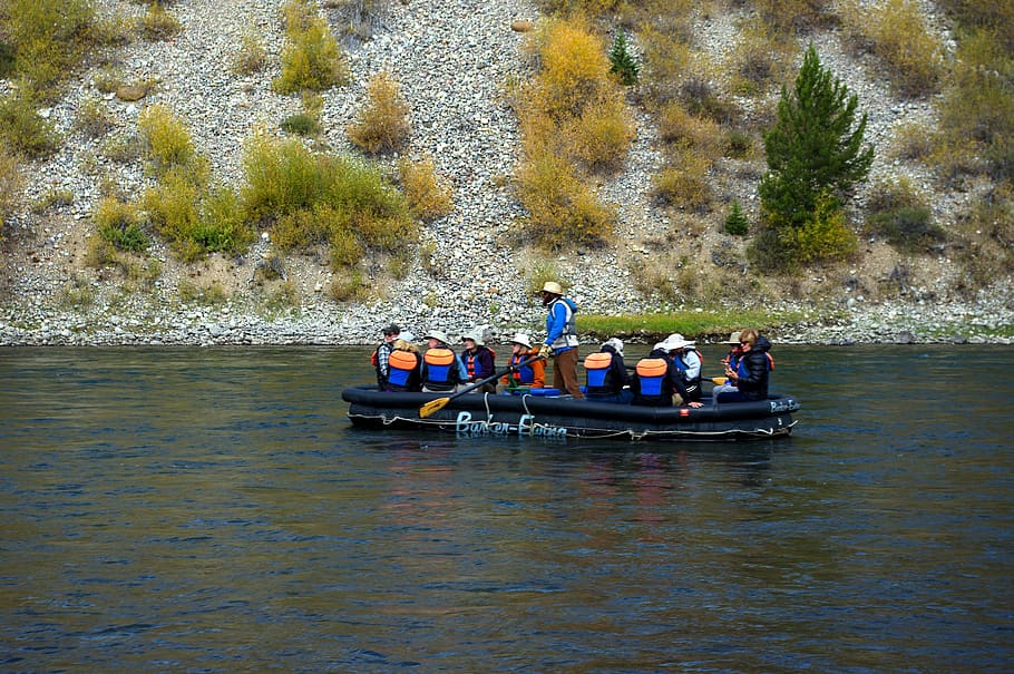 floating the snake, raft, river, grand, teton, national, park, HD wallpaper