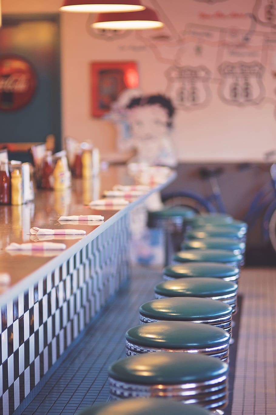 Hd Wallpaper Canisters On Top Of Counter Table Bar Blue Chairs