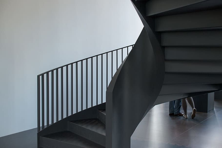 Photography of Staircase, architecture, building, design, floor HD wallpaper