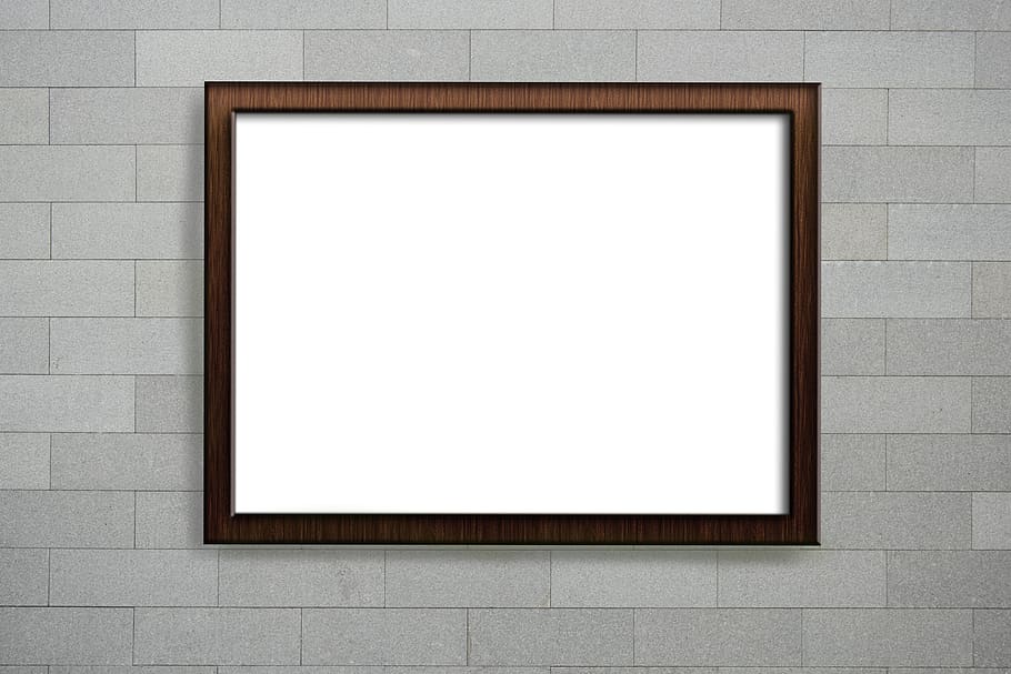 mockup, wall, poster, empty frame, picture frame, poster mockup
