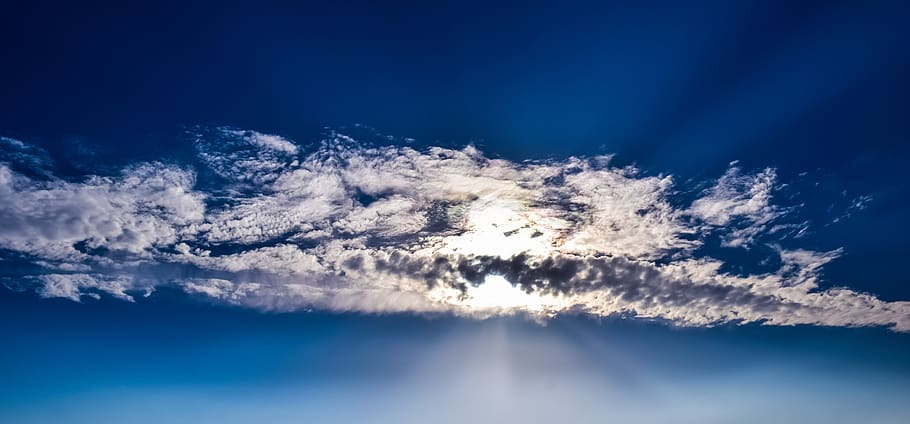 White Cloud Formation, atmosphere, blue, cloudiness, clouds, daylight HD wallpaper