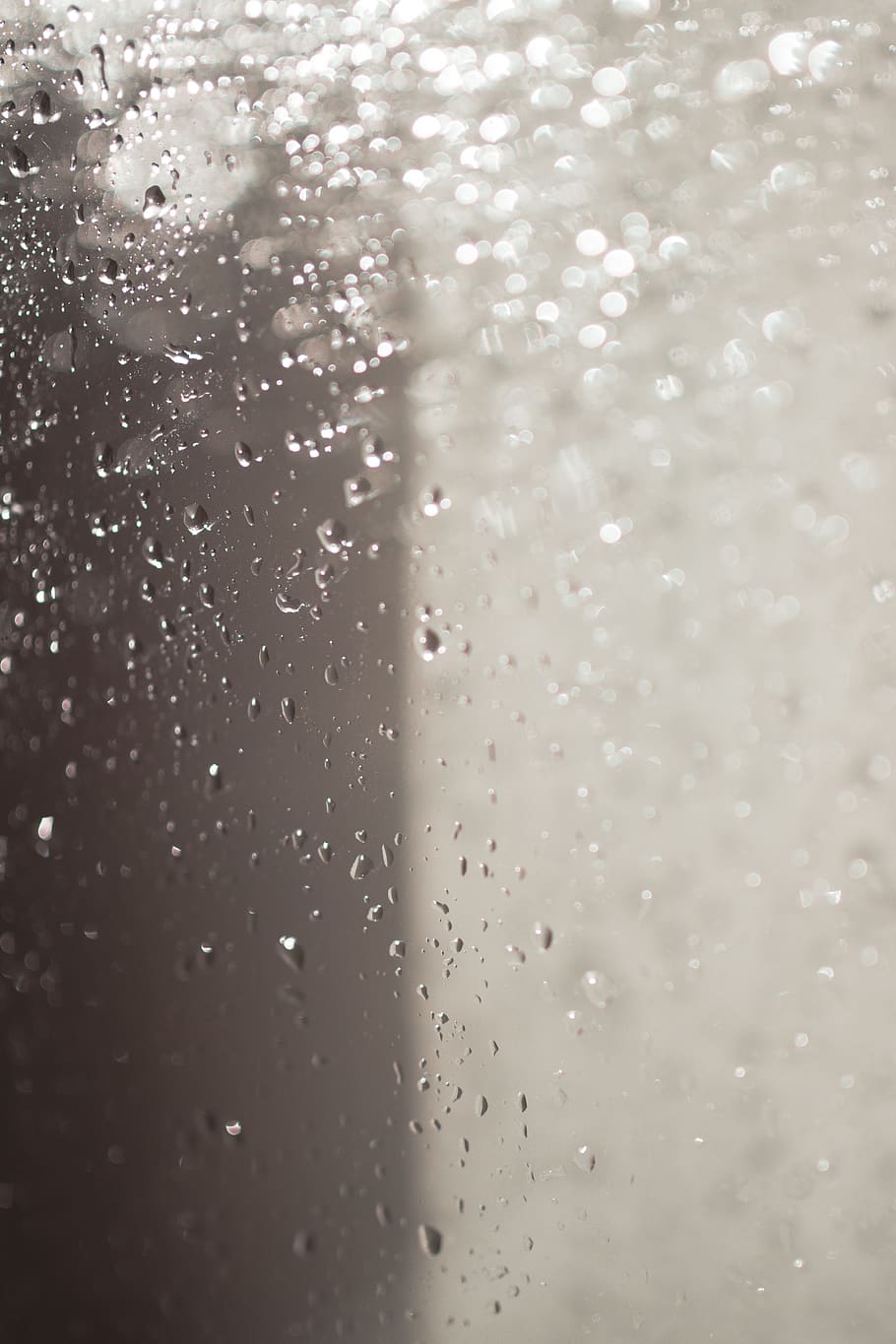 rain, raindrops, water, window, bokeh, rain drops, water drops HD wallpaper