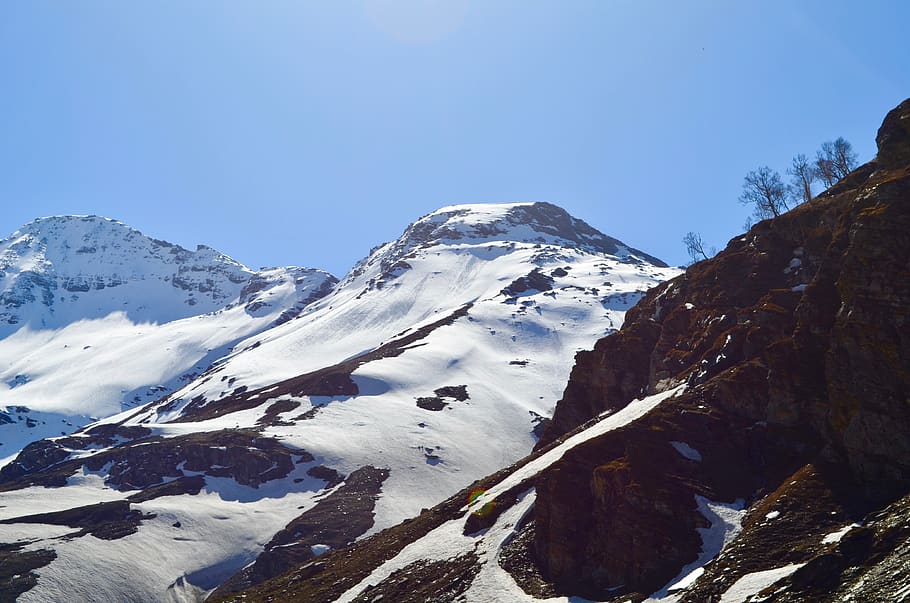 snow, mountain, landscape, winter, nature, mountaineering, cold HD wallpaper