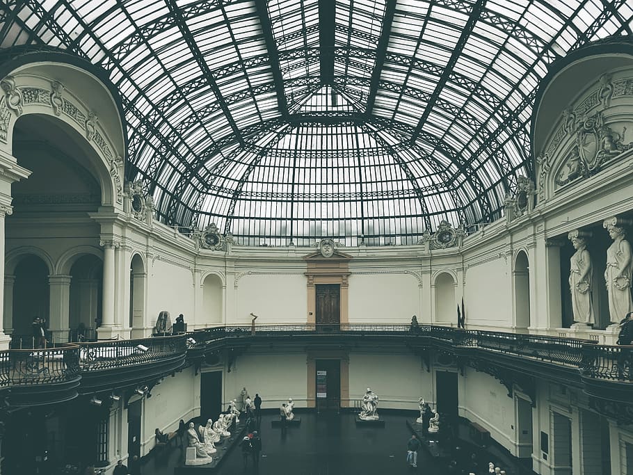 chile, santiago, built structure, architecture, indoors, ceiling HD wallpaper