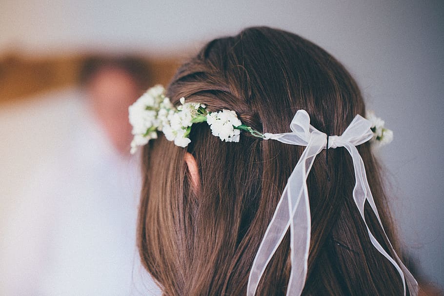 White Flower Lace, bride, cute, elegant, eye, fashion, girl, glamour HD wallpaper