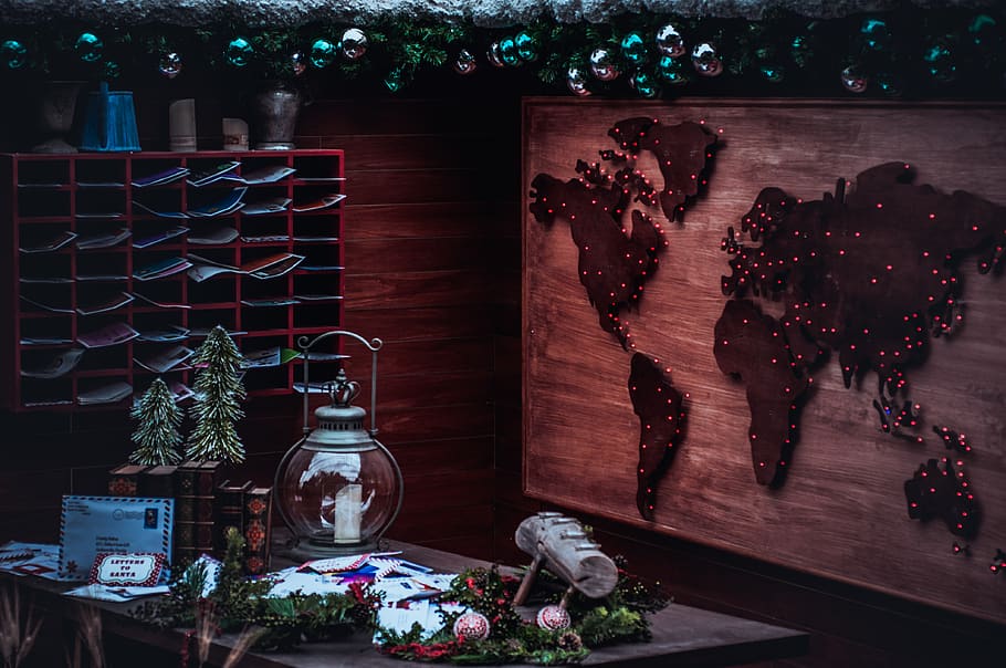 table lamp on table, pottery, plant, vase, potted plant, jar HD wallpaper