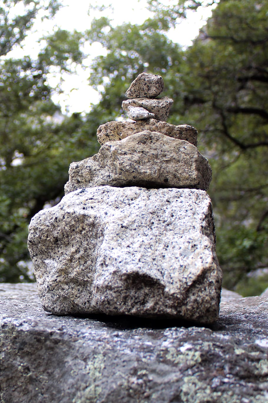 Photo of Gray Balanced Stones, boulder, close -up, daytime, landscape HD wallpaper
