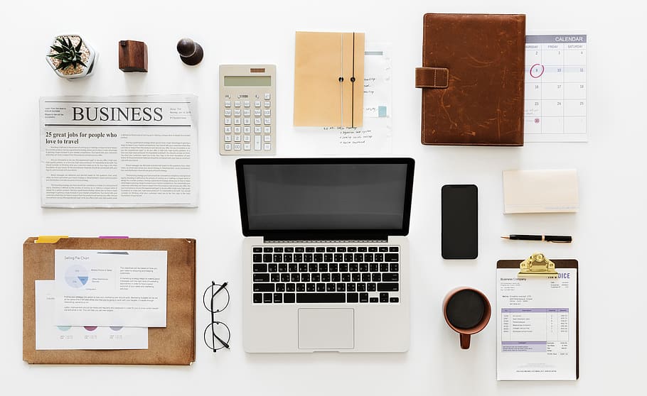 Macbook Pro, document, flatlay, from above, laptop, technology HD wallpaper
