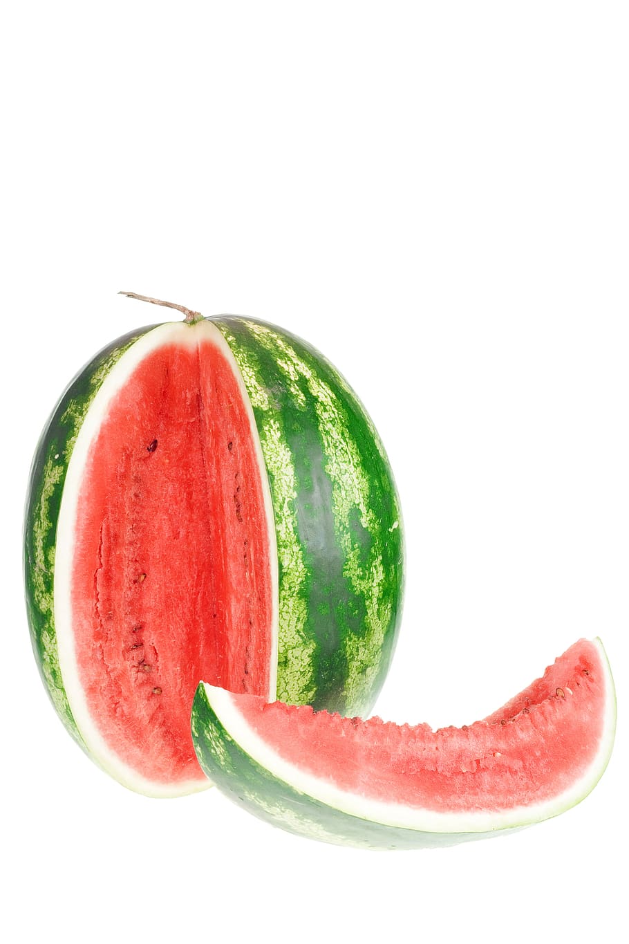 watermelon, slice, isolated, dessert, white, dietfood, sweetfood HD wallpaper