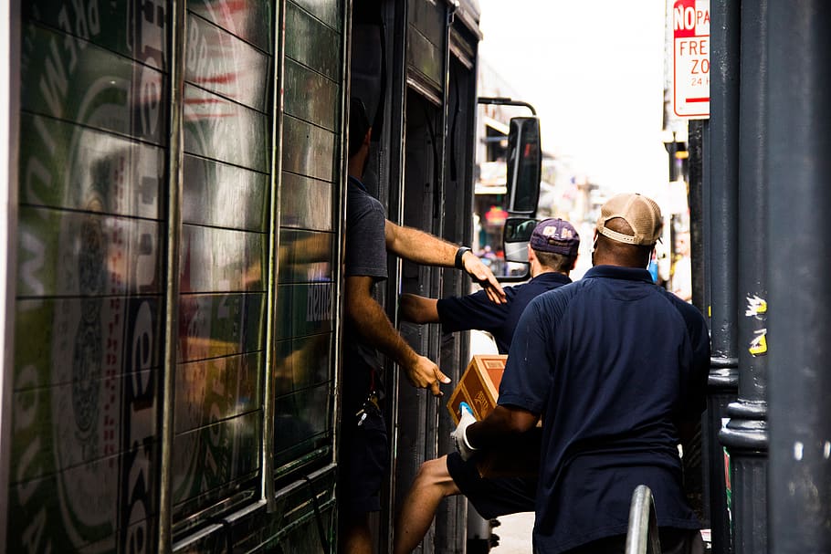 united states, new orleans, deliver, load, drinks, street, urban, HD wallpaper