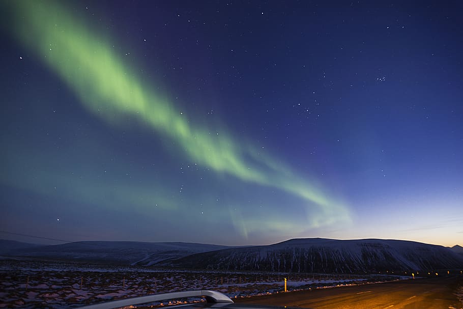 iceland, staður, night, beauty in nature, sky, star - space HD wallpaper