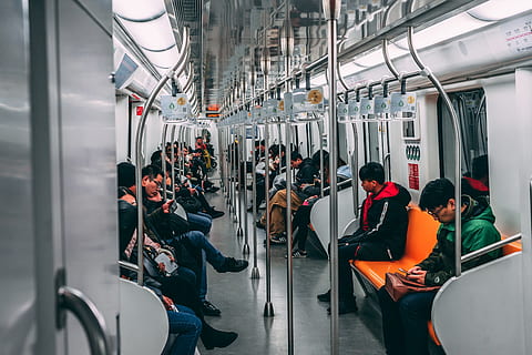 people inside the train, human, person, clothing, apparel, sitting HD wallpaper