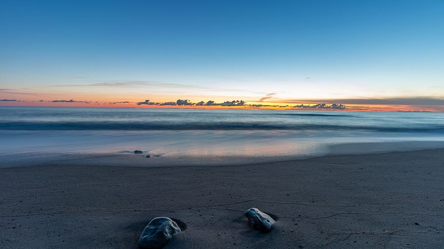 denmark, coast, sea, beach, nature, landscape, north sea, water HD wallpaper