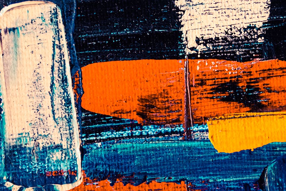 Abstract Painting, architecture, art, background, city, color HD wallpaper