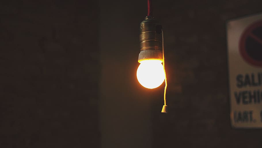 light, bulb, switch, illuminated, lighting equipment, light bulb HD wallpaper