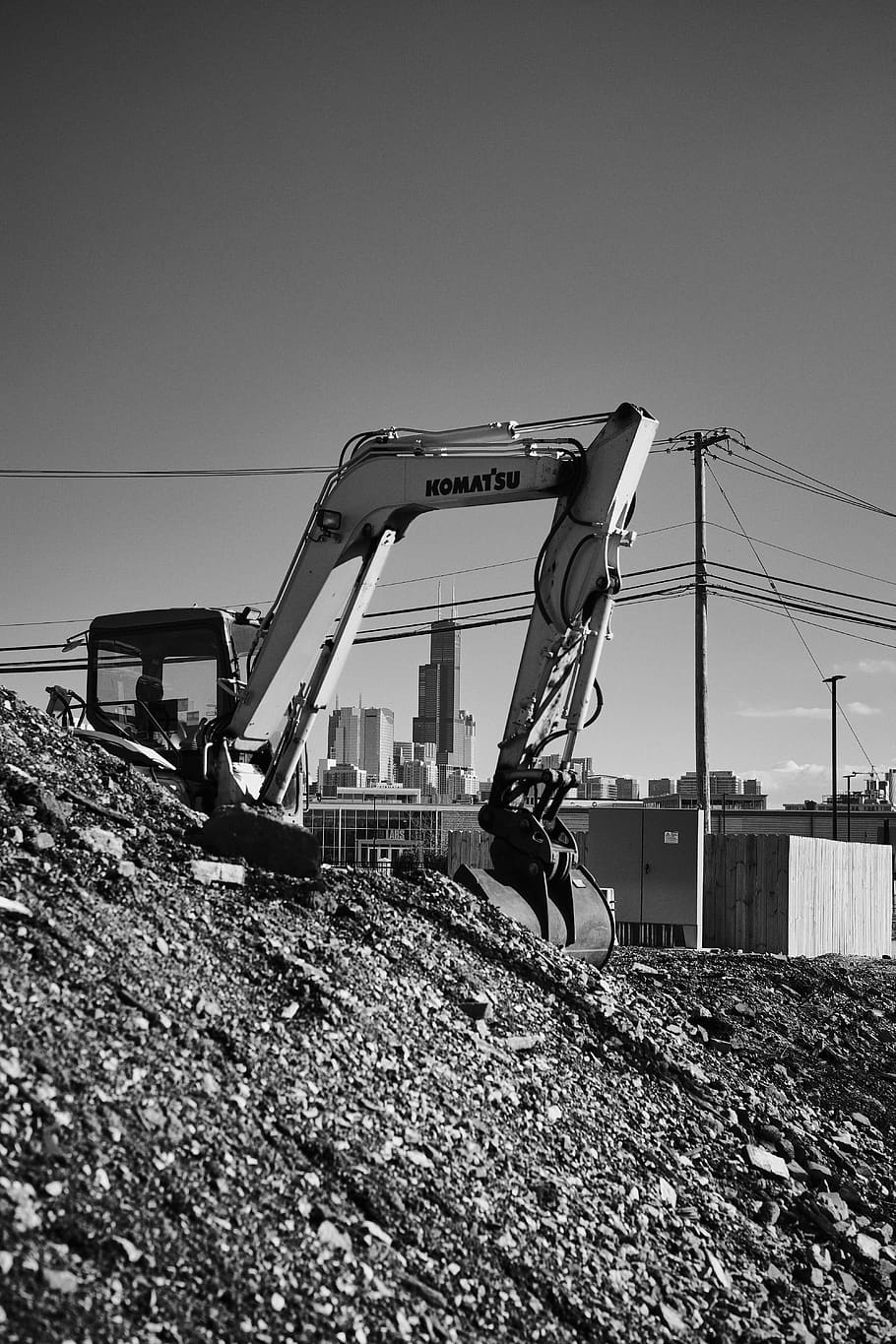 construction, transportation, vehicle, construction crane, urban HD wallpaper